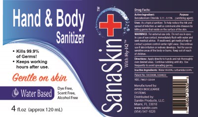Sanaskin 120 mL Bottle (4 Oz Sanaskin 79637 120 04)